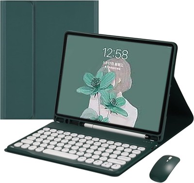 YEEHi iPad mini 6. Generation Tastaturhülle mit Maus niedliche Farbe Tastatur