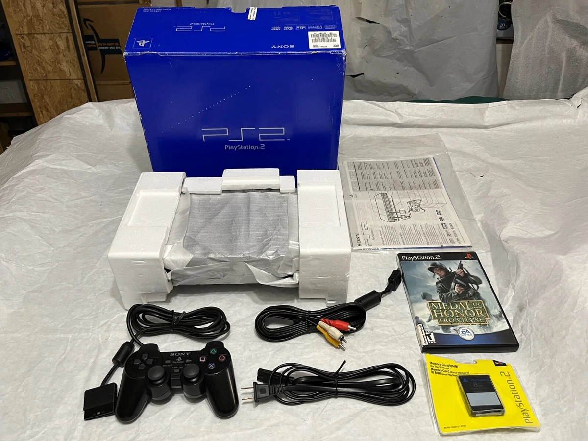 Used Sony PlayStation 2 PS2 Game Console System 