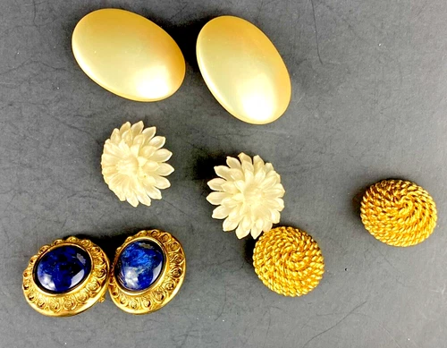 LOT* Vintage Costume Jewelry Earrings Monet and three more pairs  Jm