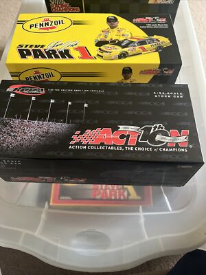 Miniature NASCAR Cercle Des Vainqueurs 1/24 - Steve Park #1 Pennzoil 2002 Monte Carlo - Dédicacée