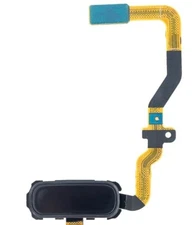 Home Button With Flex Compatible For Samsung Galaxy S7 (Black Onyx)