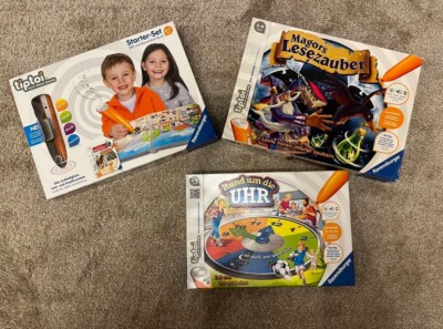Ravensburger Tiptoi Starter Set mit zwei Spielen bzw Büchern 