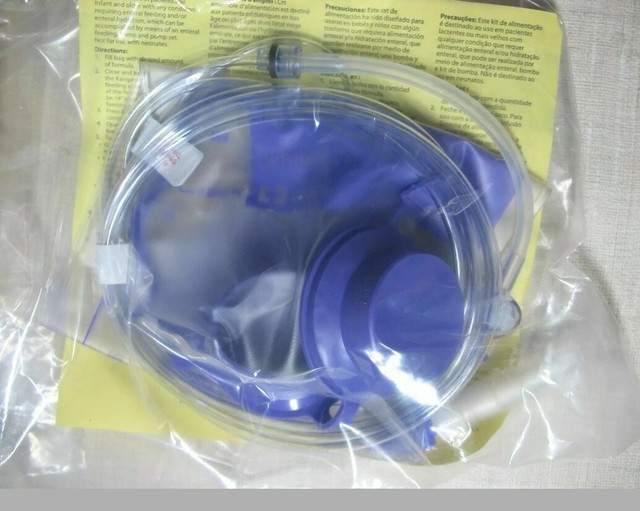 COVIDIEN KANGAROO JOEY FEEDING PUMP BAG SET 1000 ML LOT 5 UNITS REF