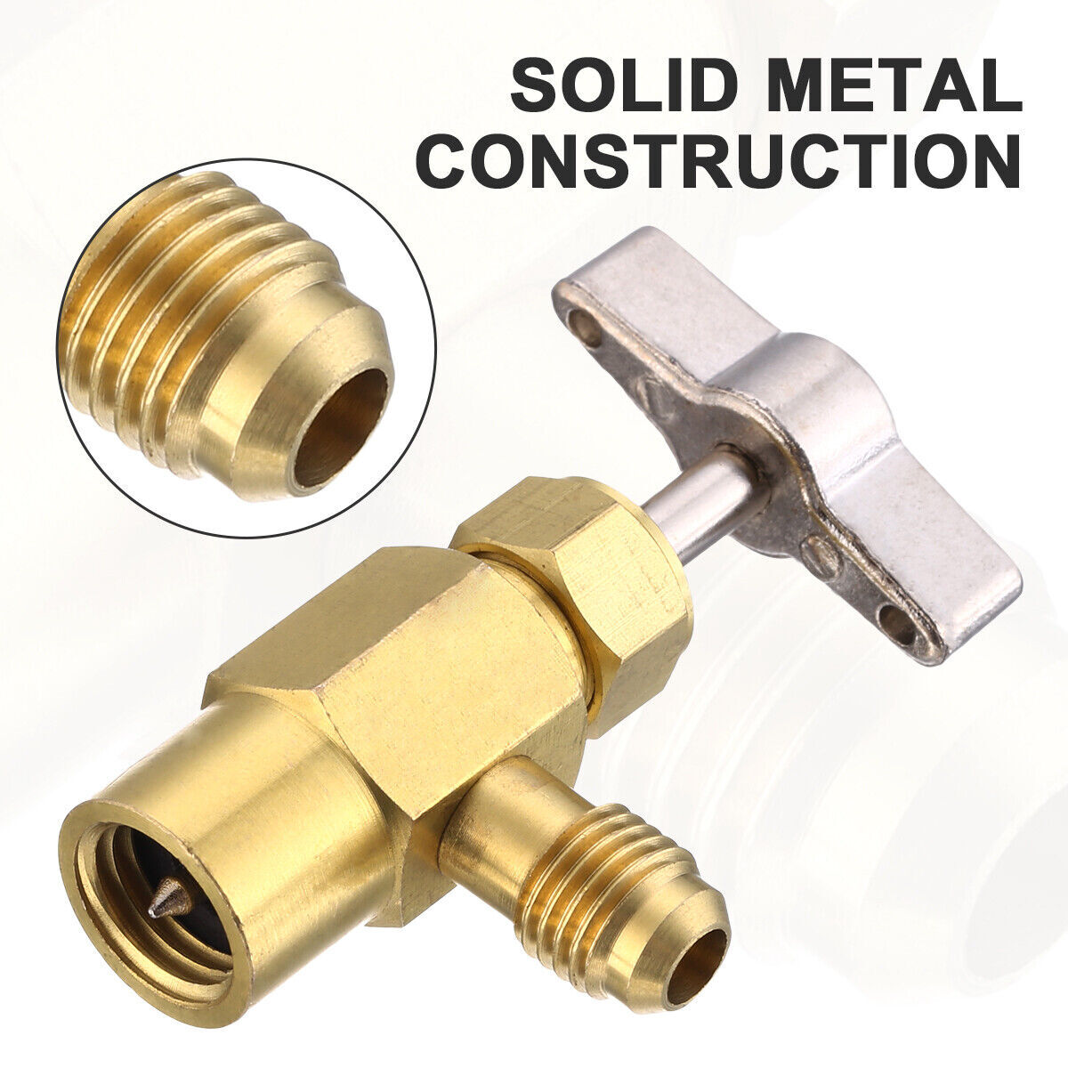 1X Old Desgn Self-Sealng A/C Can Tap Tapper Adapter Dspensng Valve 1X Old Desgn Self-Sealng A/C Can Tap Tapper Adapter Dspensng Valve