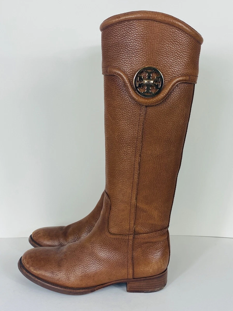 Tory burch cognac clearance boots