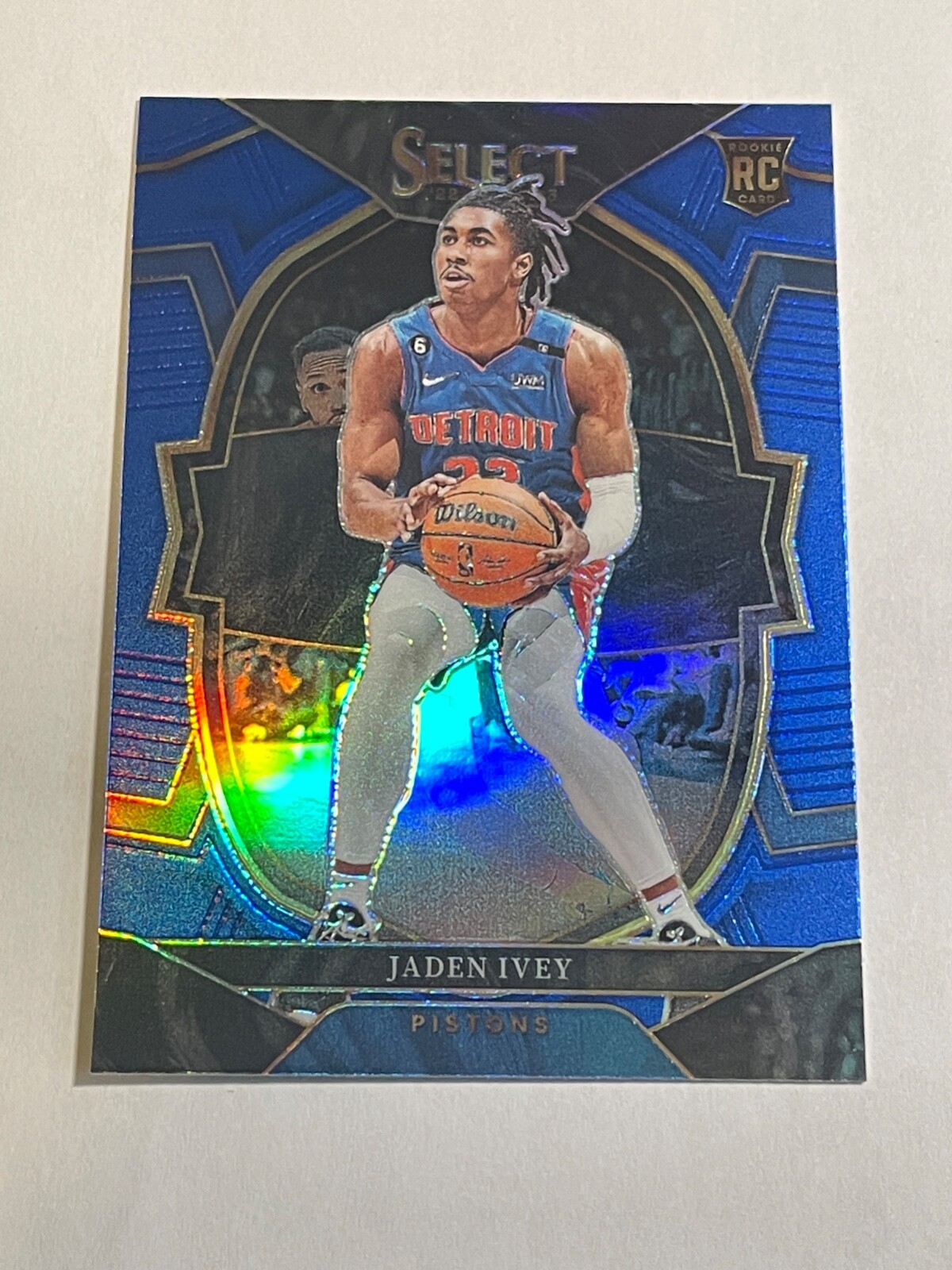 2022-23 Panini Select Concourse Blue Prizm Jaden Ivey RC #87