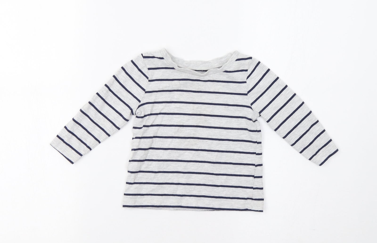George Baby Grey Cotton Blend T-Shirt Size 12 Months