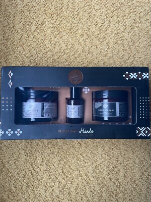 Handmade Soap Company Handcreme Set Handpeeling Nagelhautöl und Handcreme 