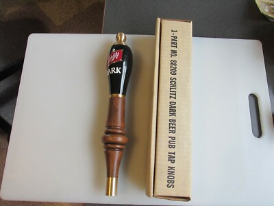 Vintage Schlitz Dark Beer Tap Handle Brand New In Box