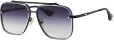 Fashion Oversized Square Aviator Gradient Sunglasses,Men Women Sunglasses 63mm