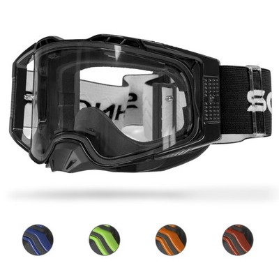 Schnorr MX Pro Motocross Goggles - Anti-Fog, Tear-Off/Roll-Off