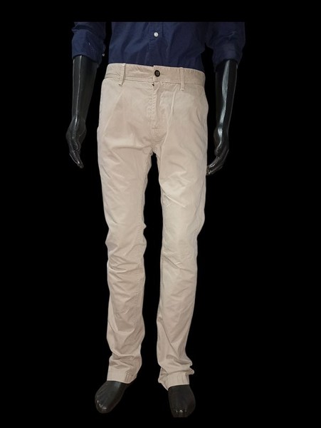 Men Hugo Boss Trousers Beige Cotton 32 / M / 46 #5DFF