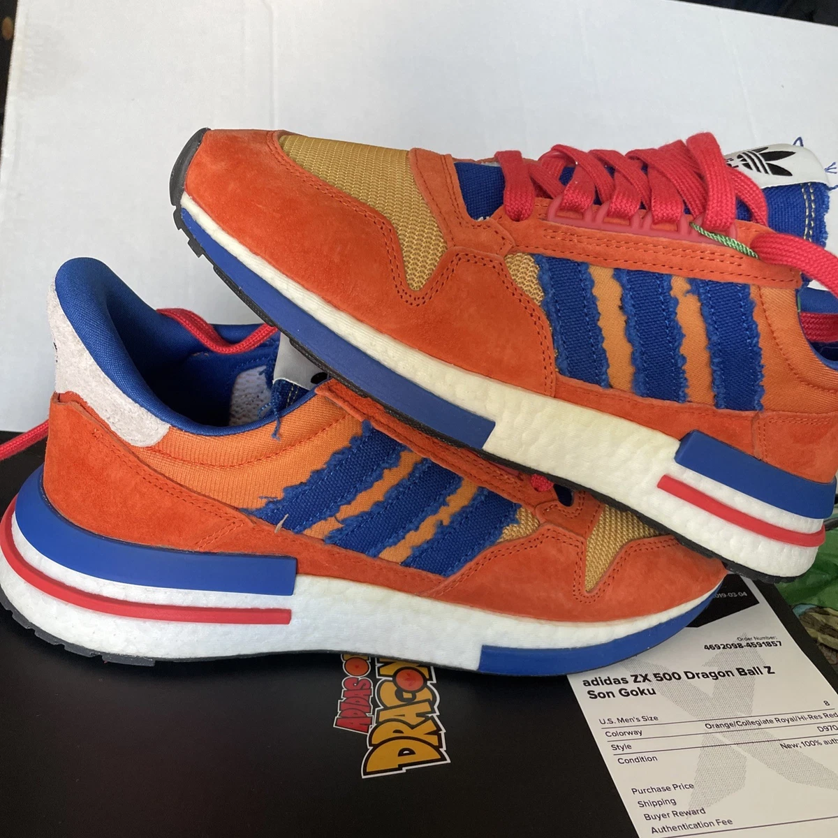 Las mejores ofertas en adidas Dragon Ball Z x ZX 500 RM Son Goku