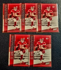 PATRICK MAHOMES II (5) 2025 PANINI THE NATIONAL BASE LOT CHIEFS KHH 
