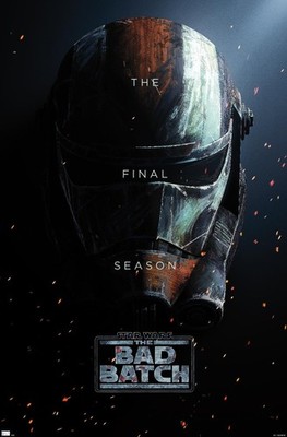 Star Wars: The Bad Batch - Final Season Helmet One Sheet Wall Poster, 34L'' x ...