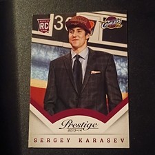 Panini Prestige Sergey Karasev Rookie #179 Cleveland Cavaliers Basketball