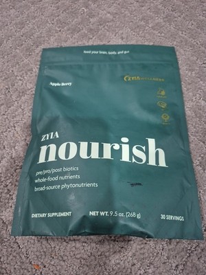 Zyia Wellness Nourish Whole Food Pre Pro Post Biotics  30 Servings Appleberry Q