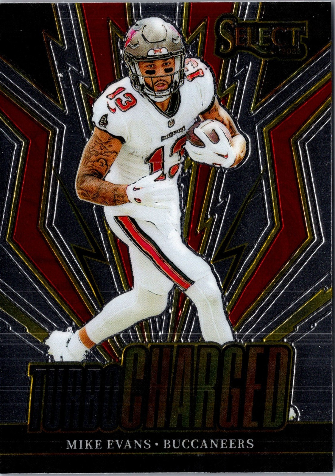 2023 Panini Select - Turbocharged Mike Evans #TUR-MEV Tampa Bay Buccaneers