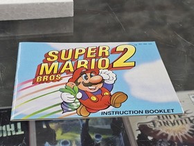Super Mario Bros. 2 (Nintendo NES, 1988) CIB Complete Game Box Manual Insert