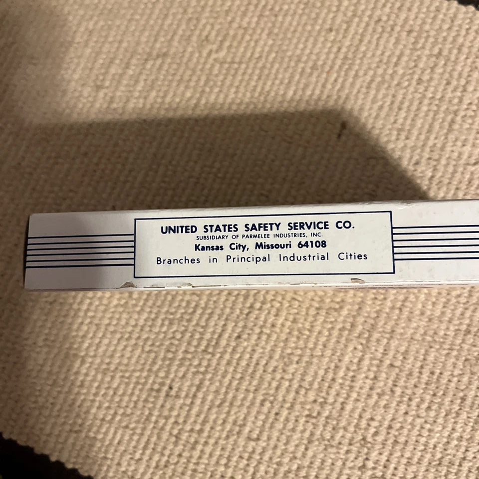 ВИНТАЖНЫЙ США БЕЗОПАСНОСТИ 46 ММ КОРИЧНЕВЫЙ РОГ ОБОДОК ОЧКИ ОПРАВА СЕРЕДИНЫ ВЕКА - Изображение 2 из 4