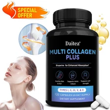 Multi-Collagen Capsules - Rejuvenate skin, promote digestive health, anti-aging
