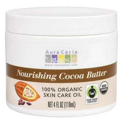 Pure Cocoa Butter 4 OZ By Aura Cacia