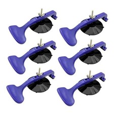 6PC Suction Cup Clamp Set, Class Clamps Kit for Car Convertible Glass