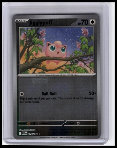 ME02: Phantasmal Flames #076/094 Jigglypuff Reverse Holo