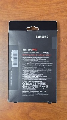 Samsung 990 PRO 4TB, Internal, M.2 (MZV9P4T0BAM) Solid State Data