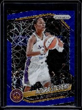 2025 Panini Prizm WNBA #64 Azura Stevens Blue Velocity Prizms
