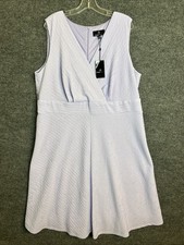 Ronni Nicole Womens Shift Dress Plus Sz 20W Lilac Purple Sleeveless Textured New