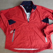 Zero Restriction Mens Jacket Large Red 1/4 Zi...
