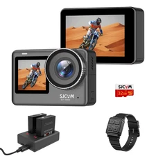 SJCAM SJ11 Active 4K Dual Touchscreen Action Camera Waterproof Cam Helmet Camera