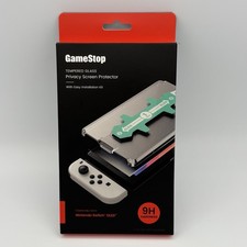 GAMESTOP TEMPERED GLASS Privacy SCREEN PROTECTOR FOR NINTENDO SWITCH OLED NEW