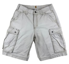Carhartt Cargo 100277 Shorts Mens 29 Beige Tan Khaki Y2K Construction 90s Men