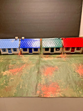 (4) VINTAGE PLASTICVILLE O & S GAUGE CAPE COD HOUSES