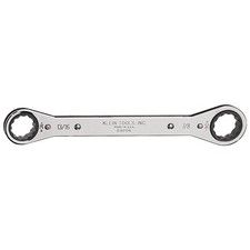 Klein Tools Ratcheting Box Wrench 13 16 Inch Chrome Plated Dual Size Usa Made