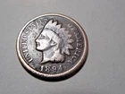 1894 Indian Head Cent in good condition. Nice rim. But you decide!!!!!