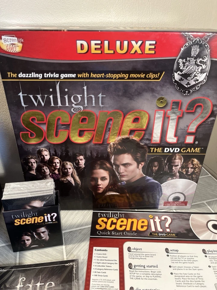 Screenlife Scene-it Twilight Edition Open Never Used Items Still Sealed - Image 4 of 4