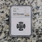 90% SILVER 1960 Roosevelt Dime Proof NGC PF67 Philadelphia Uncirculated 10C