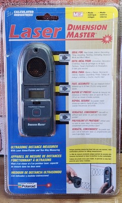 Calculated Industries Laser Dimension Master Ultrasonic Distance Measurer 