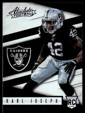 2016 Panini Absolute Karl Joseph Rookie Oakland Raiders #190