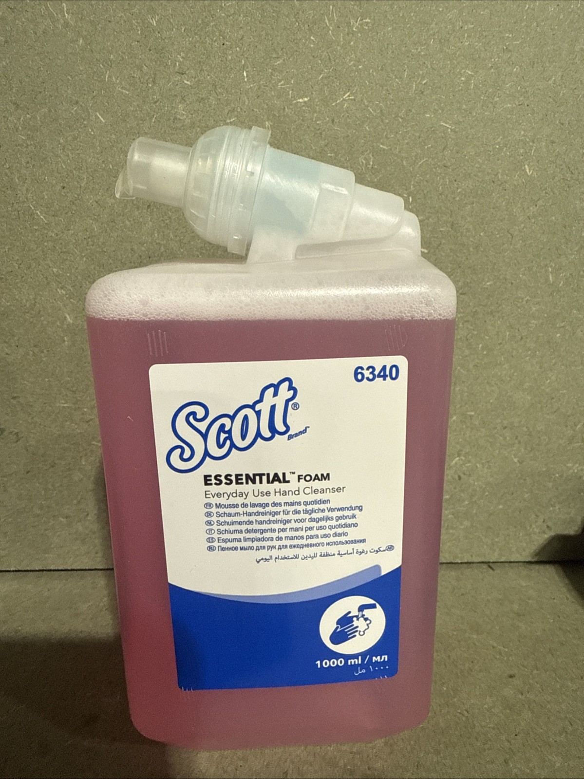 6x Scott Essential Foam Everyday Use Hand Cleanser Soap 6340 LOT 2409009 IL