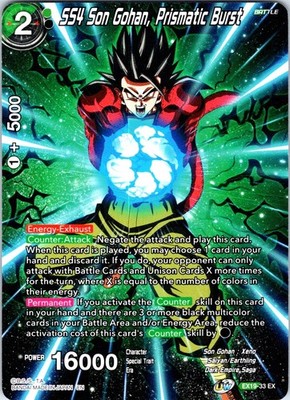 SS4 Son Gohan, Prismatic Burst Expansion Rare Special Anniversary Set 2021 EX19-