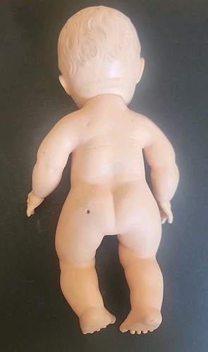 Vintage SUN Rubber Ruth E. Newton Drink & Wet Baby Doll 7.5" 1950s No Clothing - Picture 2 of 9
