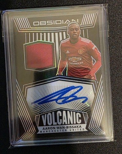 2020-21 Panini Obsidian - Volcanic Material Signatures Aaron Wan-Bissaka /149