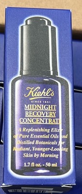 Kiehl's Midnight Recovery Concentrate Elixir Face Serum 50ml 1.7oz NIB