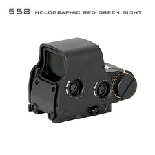 558 Red Green Dot Holographic Reflex Scope Sight QD Mount 20mm