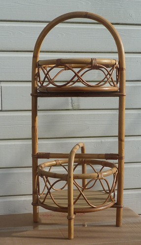 Bar en bambou vintage porte