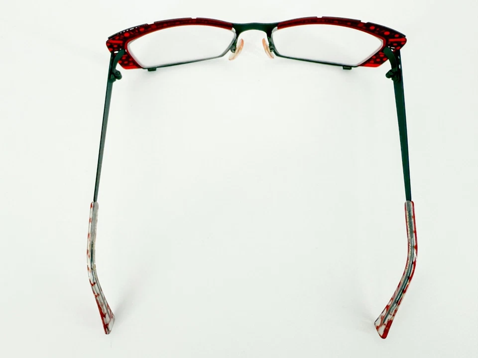 Monturas de gafas Jean Lafont Flirt 159 rojo 52[]18-125 marrón transparente L458 Foto 4 de 4